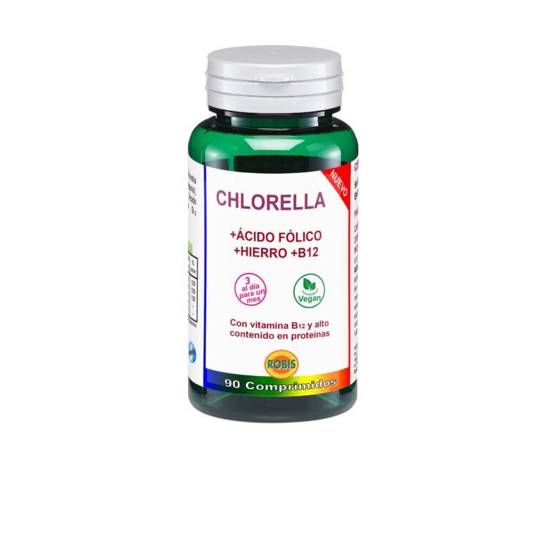 Chlorella Acido folico hierro B12